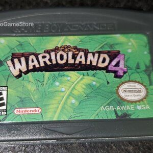 WarioLand 4 GBA Video Game Gameboy Advance